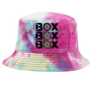 Box Box Box F1 Tyre Compound V2 Design Car Lover Tie-Dyed Bucket Hat