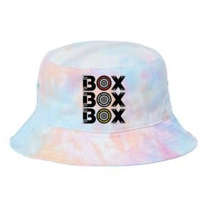 Box Box Box F1 Tyre Compound V2 Design Car Lover Tie Dye Newport Bucket Hat