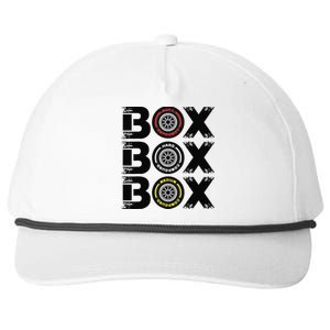 Box Box Box F1 Tyre Compound V2 Design Car Lover Snapback Five-Panel Rope Hat