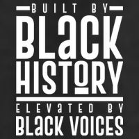 Built By Black History Elevated By Black Voices 7 Panel Mesh Trucker Snapback Hat