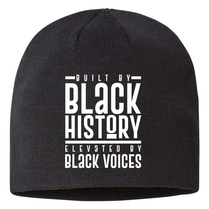 Built By Black History Elevated By Black Voices Sustainable Beanie