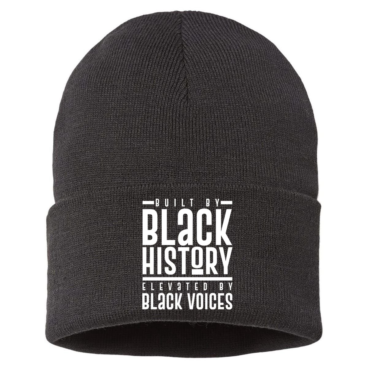 Built By Black History Elevated By Black Voices Sustainable Knit Beanie