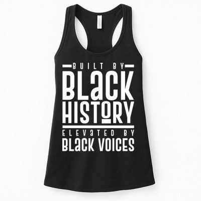 Built By Black History Elevated By Black Voices Womens Tank Top