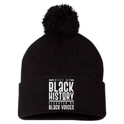 Built By Black History Elevated By Black Voices Pom Pom 12in Knit Beanie