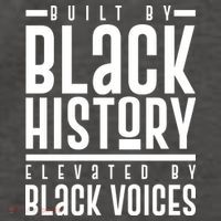 Built By Black History Elevated By Black Voices Vector Backpack