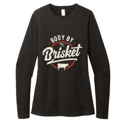 Body By Brisket Backyard Cookout BBQ Grill Womens CVC Long Sleeve Shirt