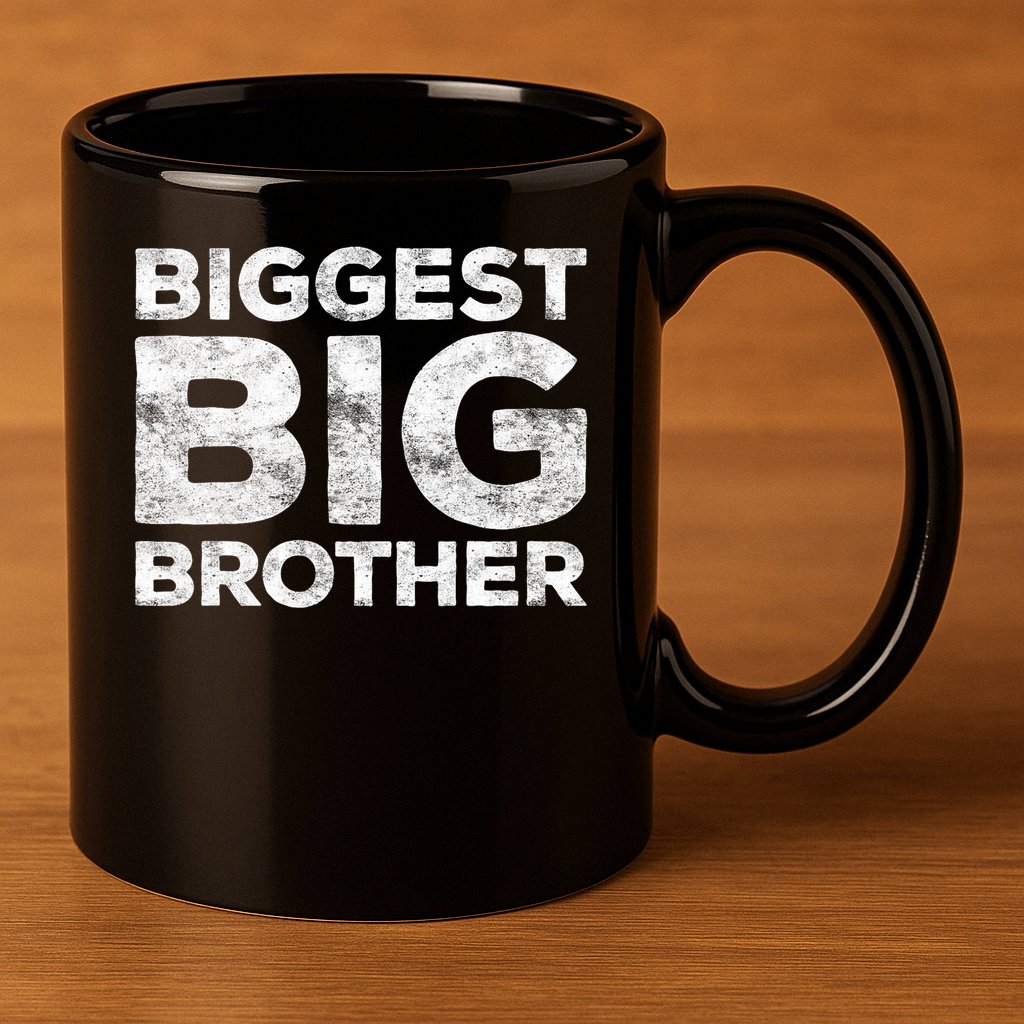 Biggest Big Brother Brother To Be 11oz C Handle Ceramic Mug