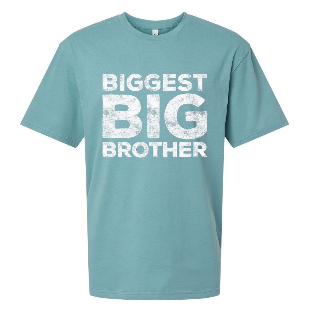 Biggest Big Brother Brother To Be Sueded Cloud Jersey T-Shirt