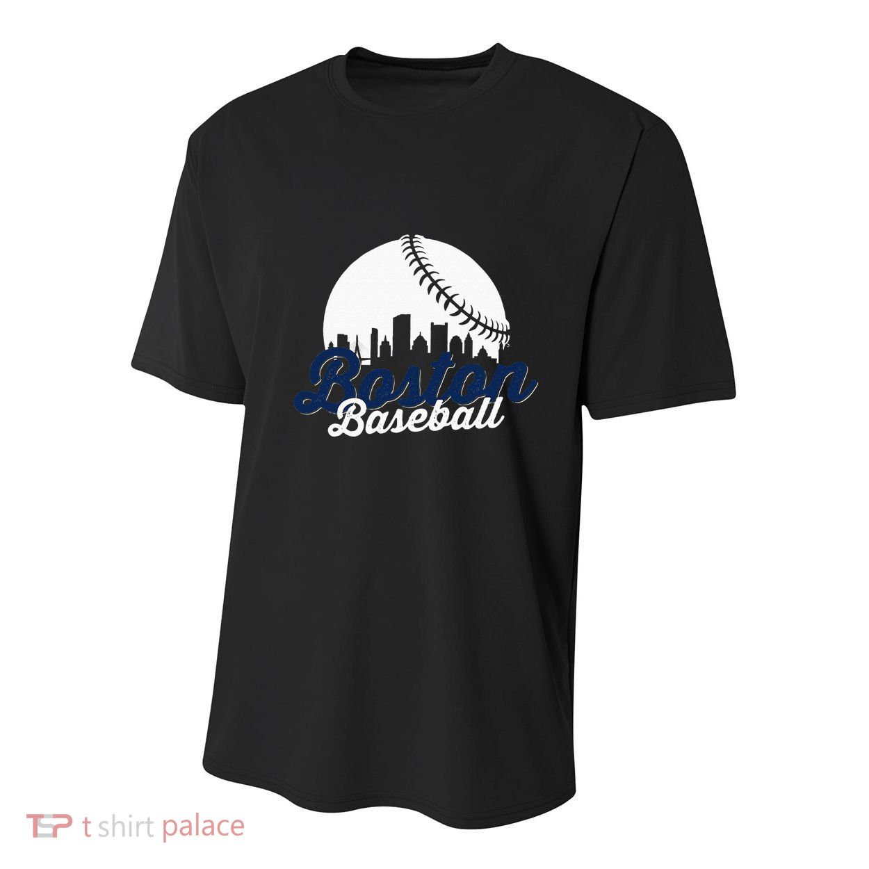 Boston Baseball Ball City Massachusetts Retro Vintage Youth Performance Sprint T-Shirt