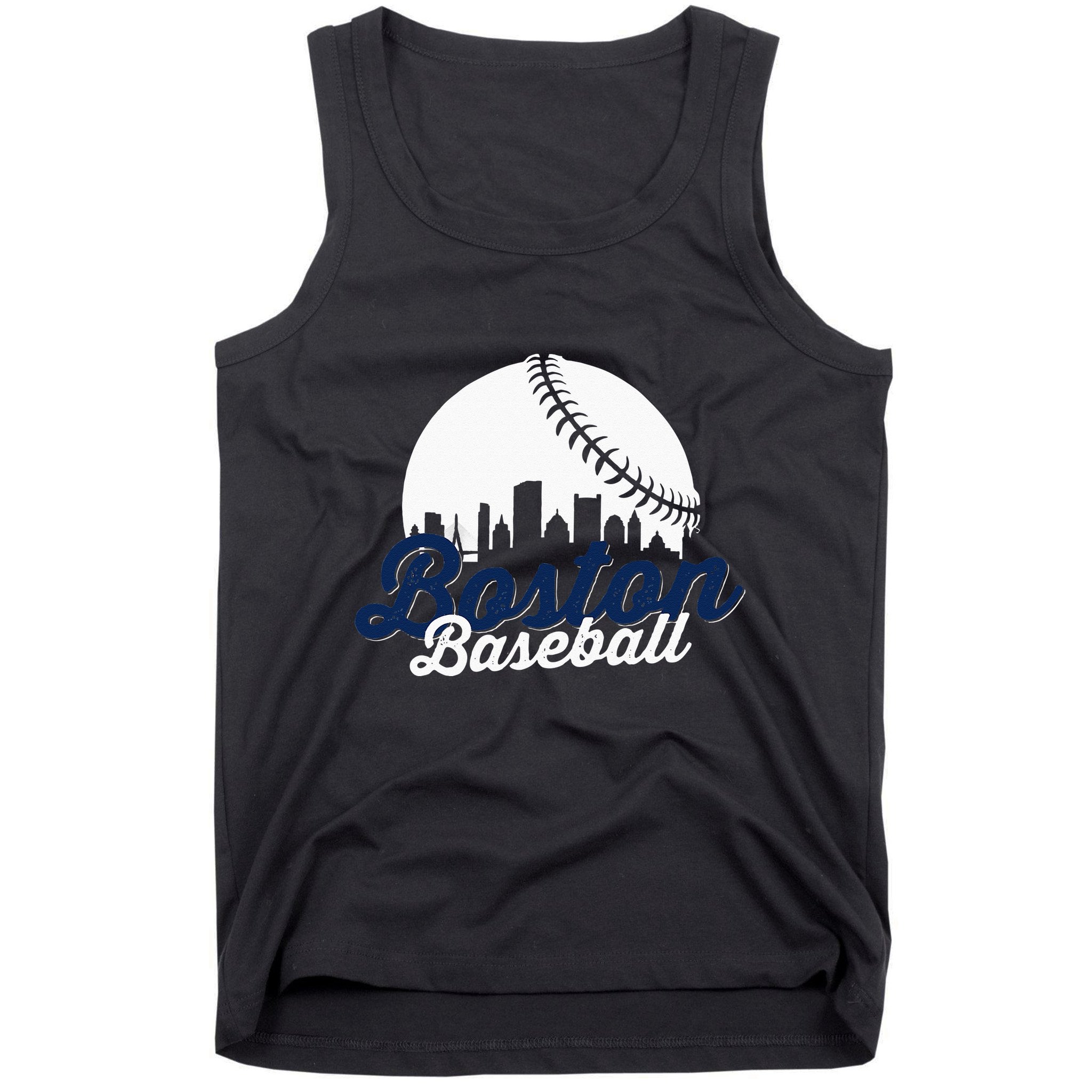 Boston Baseball Ball City Massachusetts Retro Vintage Tank Top