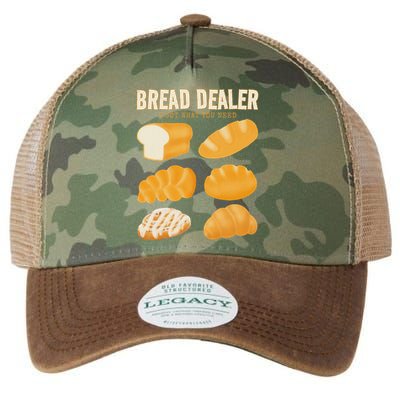 Bread Baker Bread Dealer Making Dough Baking Legacy Tie Dye Trucker Hat