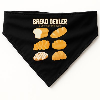 Bread Baker Bread Dealer Making Dough Baking USA-Made Doggie Bandana