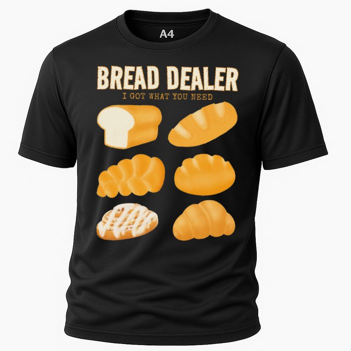Bread Baker Bread Dealer Making Dough Baking Cooling Performance Crew T-Shirt