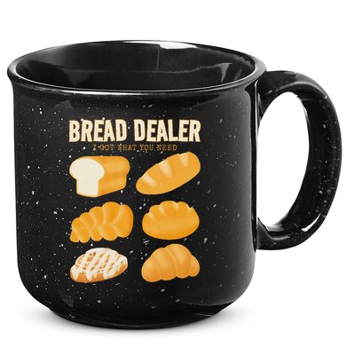 Bread Baker Bread Dealer Making Dough Baking 15oz Campfire Ceramic Mug
