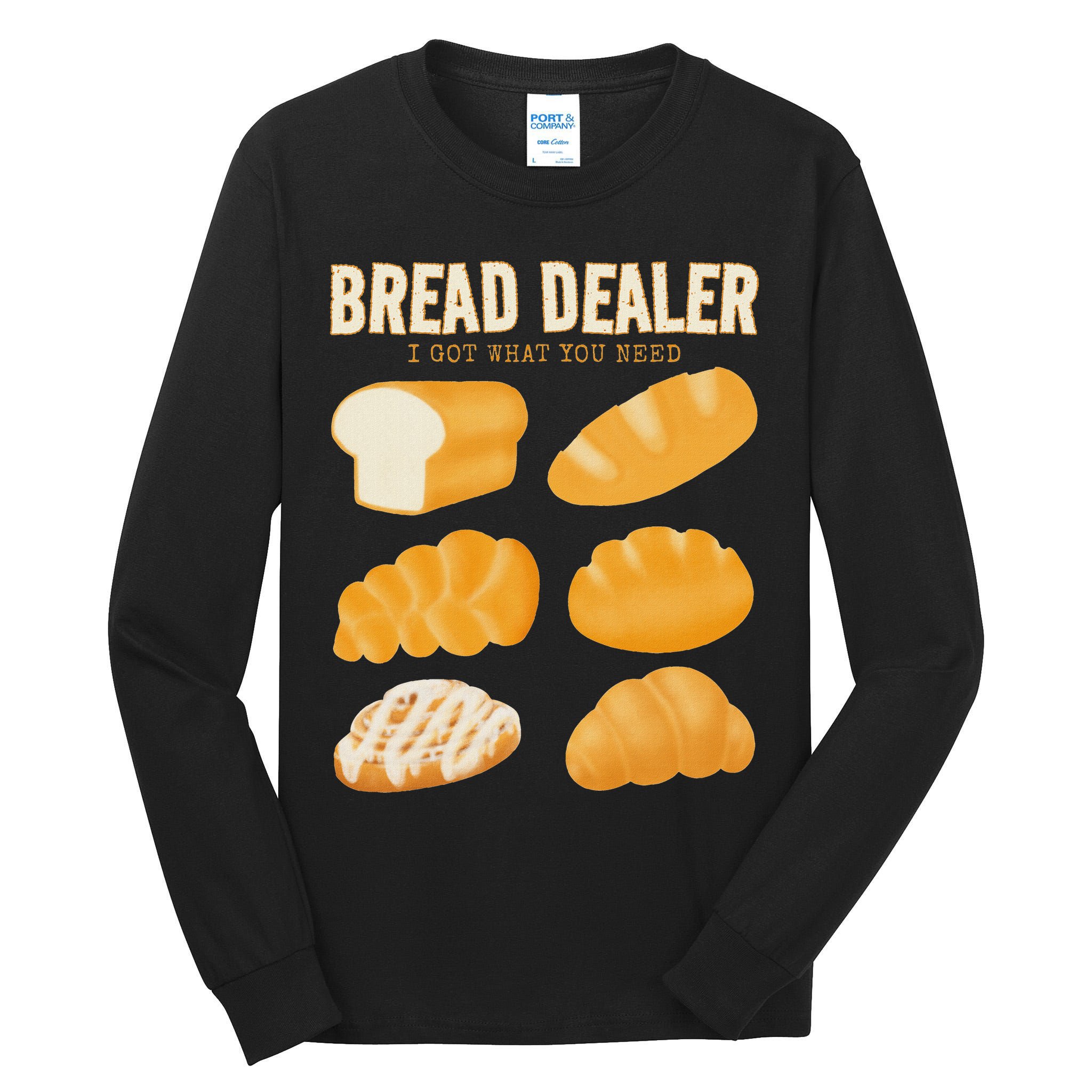 Bread Baker Bread Dealer Making Dough Baking Tall Long Sleeve T-Shirt