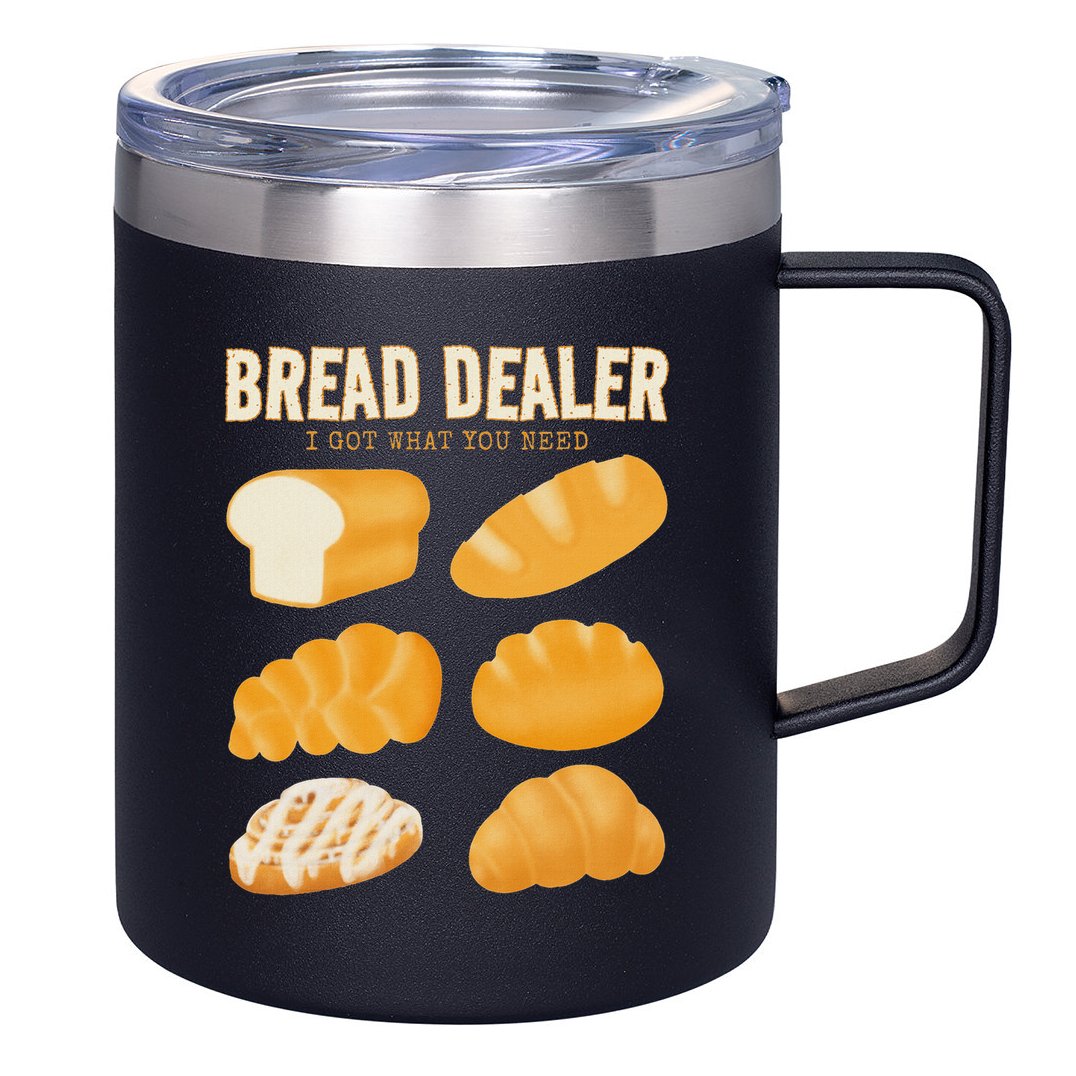 Bread Baker Bread Dealer Making Dough Baking 12oz Stainless Steel Coffee Mug