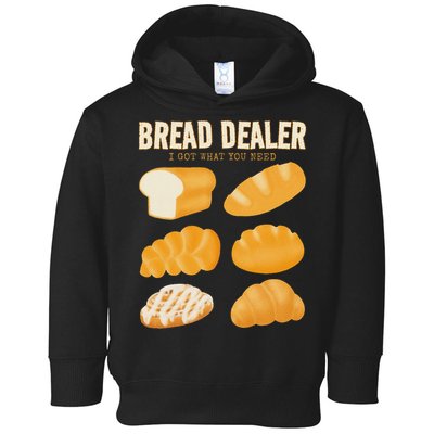 Bread Baker Bread Dealer Making Dough Baking Toddler Hoodie
