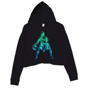 Basketball Boy Crop Fleece Hoodie