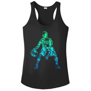 Basketball Boy Ladies PosiCharge Competitor Racerback Tank