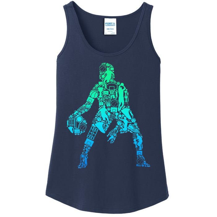 Basketball Boy Ladies Essential Tank