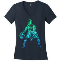 Basketball Boy Women's V-Neck T-Shirt