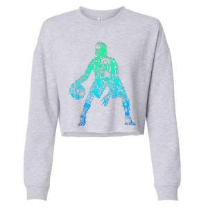 Basketball Boy Cropped Pullover Crew