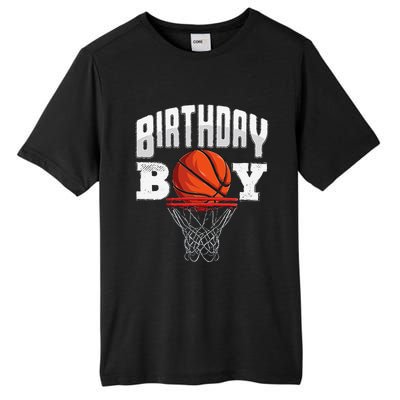 Basketball Birthday Boy Player Basketball Player Birthday Tall Fusion ChromaSoft Performance T-Shirt