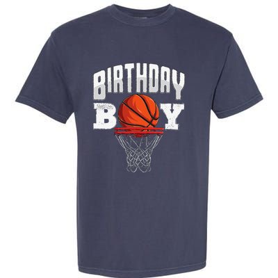 Basketball Birthday Boy Player Basketball Player Birthday Garment-Dyed Heavyweight T-Shirt