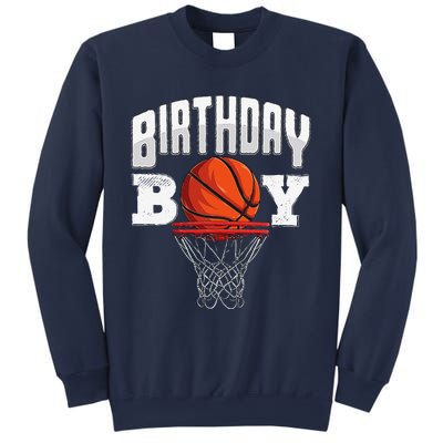 Basketball Birthday Boy Player Basketball Player Birthday Sweatshirt