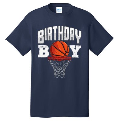 Basketball Birthday Boy Player Basketball Player Birthday Tall T-Shirt