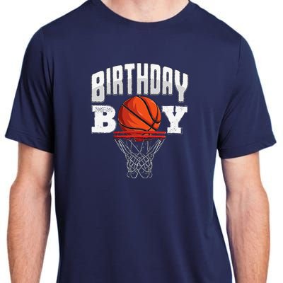 Basketball Birthday Boy Player Basketball Player Birthday Adult ChromaSoft Performance T-Shirt