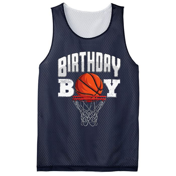 Basketball Birthday Boy Player Basketball Player Birthday Mesh Reversible Basketball Jersey Tank