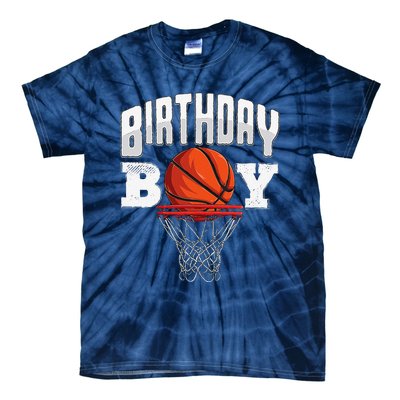 Basketball Birthday Boy Player Basketball Player Birthday Tie-Dye T-Shirt