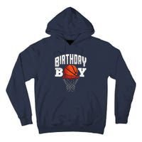 Basketball Birthday Boy Player Basketball Player Birthday Tall Hoodie