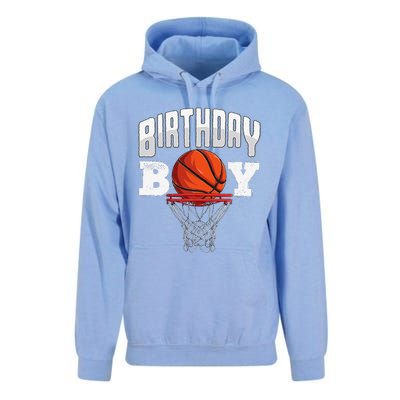 Basketball Birthday Boy Player Basketball Player Birthday Unisex Surf Hoodie