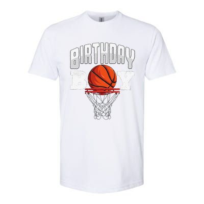 Basketball Birthday Boy Player Basketball Player Birthday Softstyle CVC T-Shirt