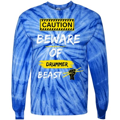 Beware Beast  Tie-Dye Long Sleeve Shirt