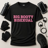 Big Booty Bisexual Lgbt Pride Month Cooling Performance Crew T-Shirt