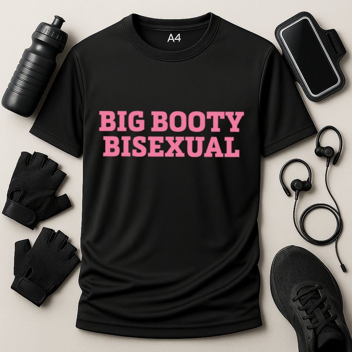 Big Booty Bisexual Lgbt Pride Month Cooling Performance Crew T-Shirt