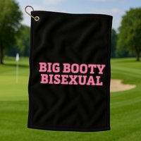 Big Booty Bisexual Lgbt Pride Month Golf Towel