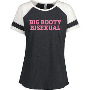 Big Booty Bisexual Lgbt Pride Month Enza Ladies Jersey Colorblock Tee