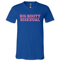 Big Booty Bisexual Lgbt Pride Month V-Neck T-Shirt