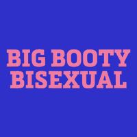 Big Booty Bisexual Lgbt Pride Month V-Neck T-Shirt