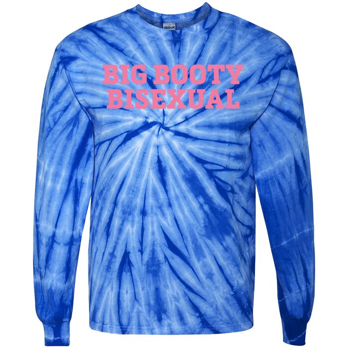 Big Booty Bisexual Lgbt Pride Month Tie-Dye Long Sleeve Shirt