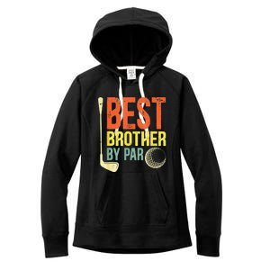 Best Brother By Par Father's Day Golf Gifts Grandpa Women's Fleece Hoodie