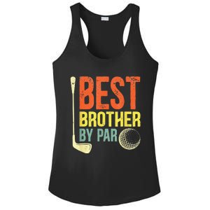 Best Brother By Par Father's Day Golf Gifts Grandpa Ladies PosiCharge Competitor Racerback Tank