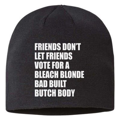 Bleach Blonde Bad Built Butch Body Sustainable Beanie