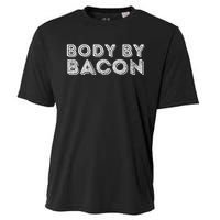 Body By Bacon Funny Bacon Lover & Foodie Cooling Performance Crew T-Shirt