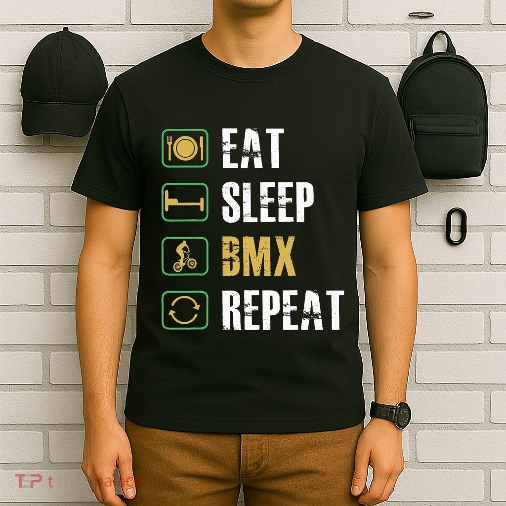 Bmx Bike Bicycle Motocross Racing Biker Rider Biking Cyclist T-Shirt