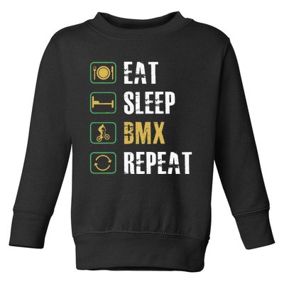 Bmx Bike Bicycle Motocross Racing Biker Rider Biking Cyclist Toddler Sweatshirt